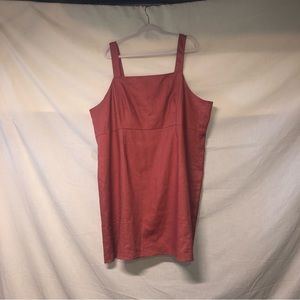 Plus size J Crew burnt orange/coral dress